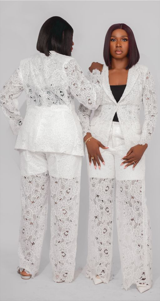 Afrolegance Fashion Limited Lacey Lux Blazer Set